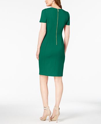 Calvin Klein - Petite Short-Sleeve Sheath Dress