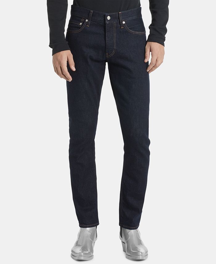 Calvin Klein Jeans Men's Slim-Fit Stretch Logo Jeans & Reviews - Jeans ...