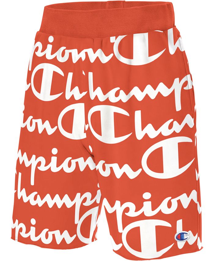 Champion shorts hot sale mens orange