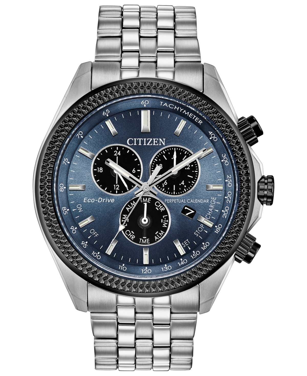 Citizen Eco-Drive Men's Chronograph Brycen Stainless Steel Bracelet Watch  44mm & Reviews - All Watches - Jewelry & Watches - Macy's