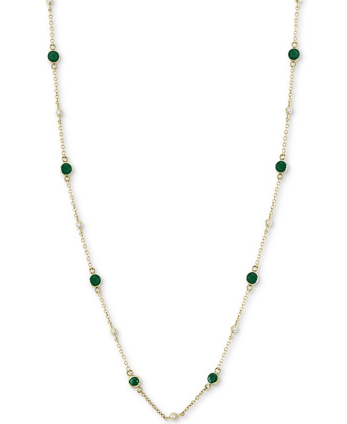 Macy's diamond shop station necklace