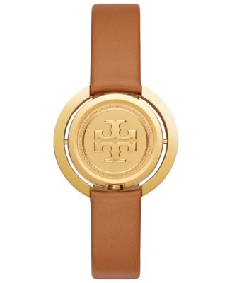 Tory Burch Women\'s Grier Blue Leather Strap Watch 26mm - Blue Womens Wristwatch TORY BURCH THE COLLINS TBW1303 Leather  main image 4