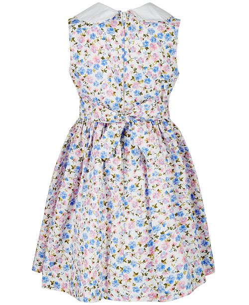 Bonnie Jean Toddler Girls Smocked Floral-Print Dress & Reviews ...