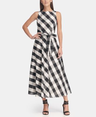 macys plaid dress