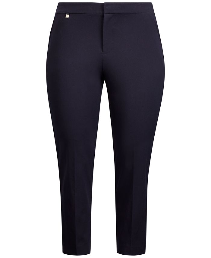 Lauren Ralph Lauren Plus Size Stretch Skinny Pants - Macy's