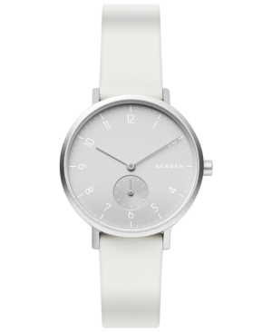 image of Skagen Aaren Kulor Aluminum Silicone Strap Watch 36mm