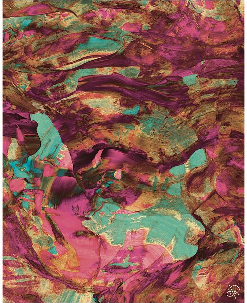 Creative Gallery Garden Village Delta Abstract 16 X 20 Acrylic