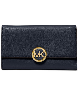 Michael Kors Lillie Pebble Leather Carryall Wallet - Macy's