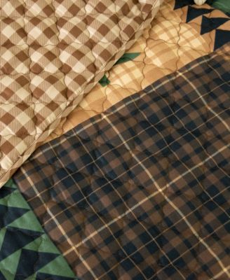 Brown Bear Cabin 2-Pc. Quilt Set, Twin