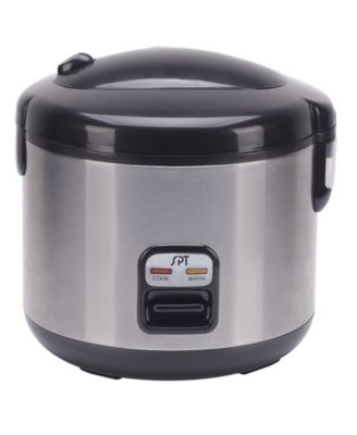 SPT Appliance Inc. SPT 6-Cups Rice Cooker With Stainless Body - Macy's