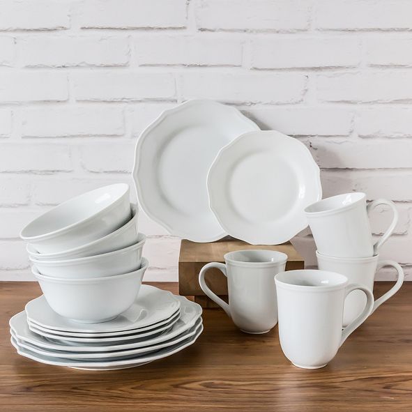 Over and Back Crest 16Pc Dinnerware Set & Reviews Dinnerware Dining