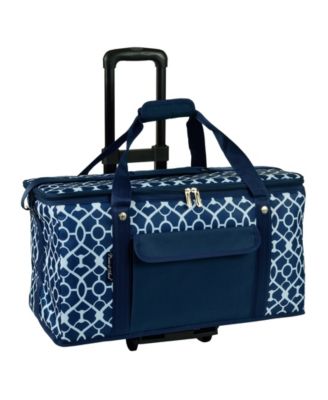 Extra large 36 Quart Hybrid Semi-Rigid Wheeled Folding Cooler