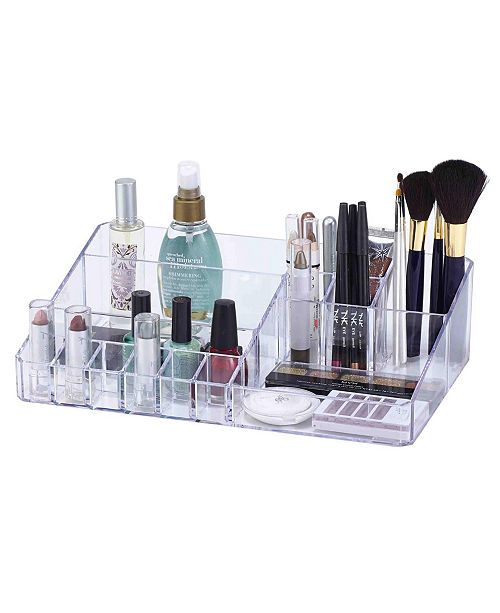 acrylic makeup organizer tray