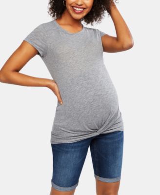 Motherhood Maternity Cuffed Bermuda 