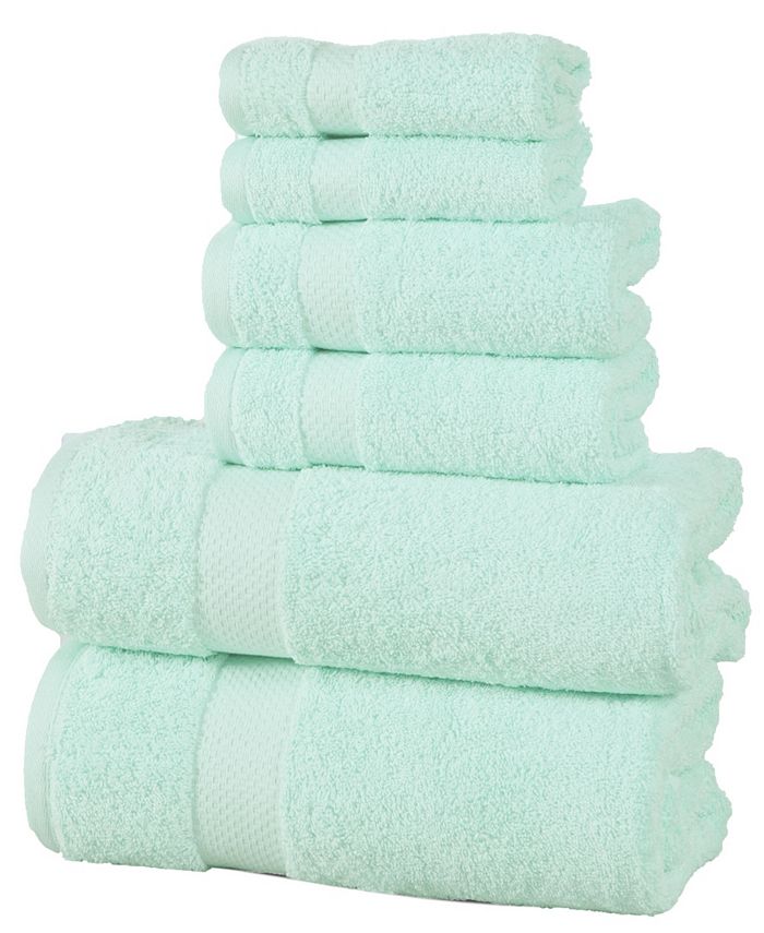 Elegance Spa Spa Luxurious 600 GSM Cotton 6 Piece Towel Set Macy s