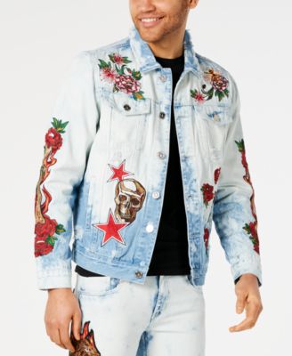 Macys mens denim jacket hotsell