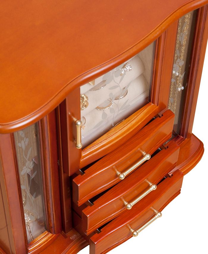 Mele & Co. White 4 Drawer Jewelry Box(A4)-New in Box main image 0