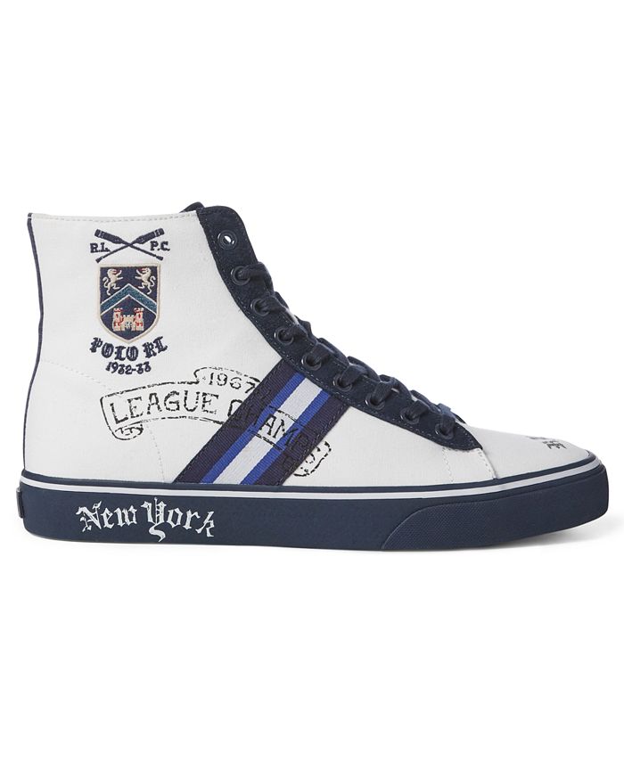 Polo Ralph Lauren Men's Solomon Crested High-Top Sneakers & Reviews - All Men's Shoes - Men - Macy's