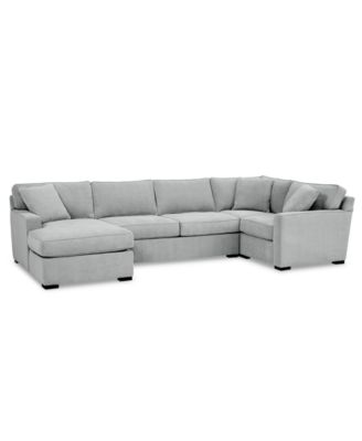 Radley 4-Pc. Fabric Chaise Sectional Sofa with Corner Piece, Created for Macy's