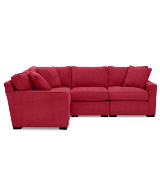 Radley Fabric 4-Pc. Sectional Sofa with Corner Piece