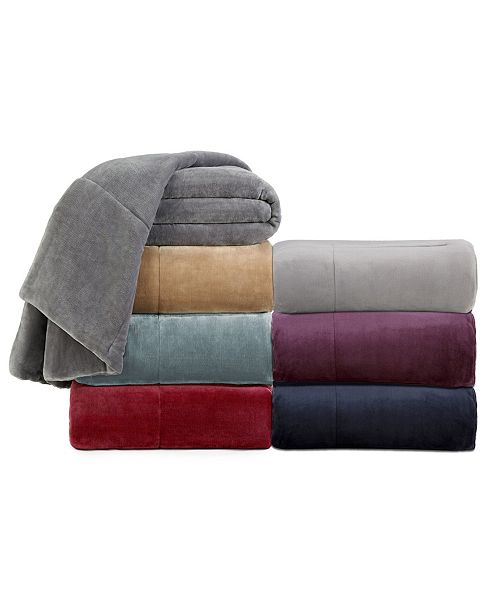 Vellux Luxury Plush Blanket & Reviews Blankets & Throws Bed & Bath