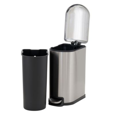 Stainless Steel 10L Tuscany Narrow Trash Bin 