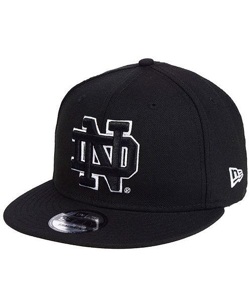 New Era Notre Dame Fighting Irish Black White Fashion 9fifty Snapback Cap Reviews Sports Fan Shop By Lids Men Macy S