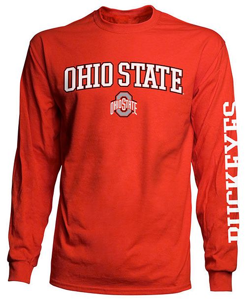 Colosseum Men S Ohio State Buckeyes Midsize Slogan Long Sleeve T