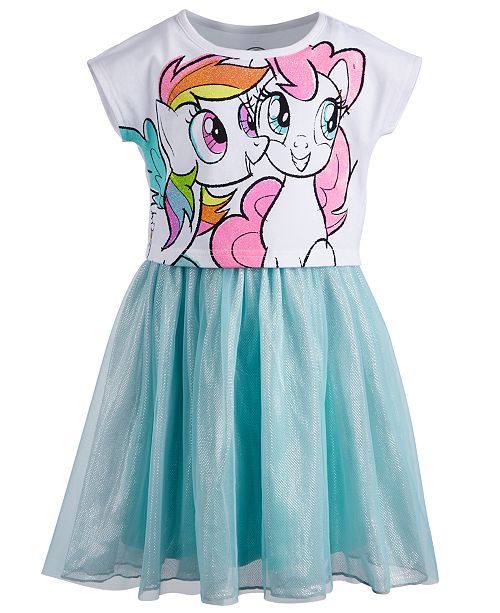 My Little Pony Toddler Girls Graphic Print Mesh Dress Reviews