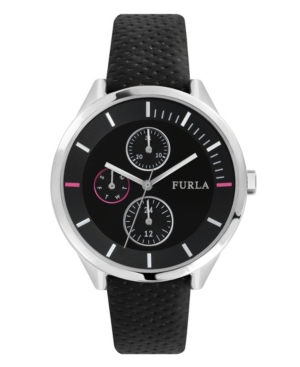 image of Furla Women-s Metropolis Black Dial Calfskin Leather Watch