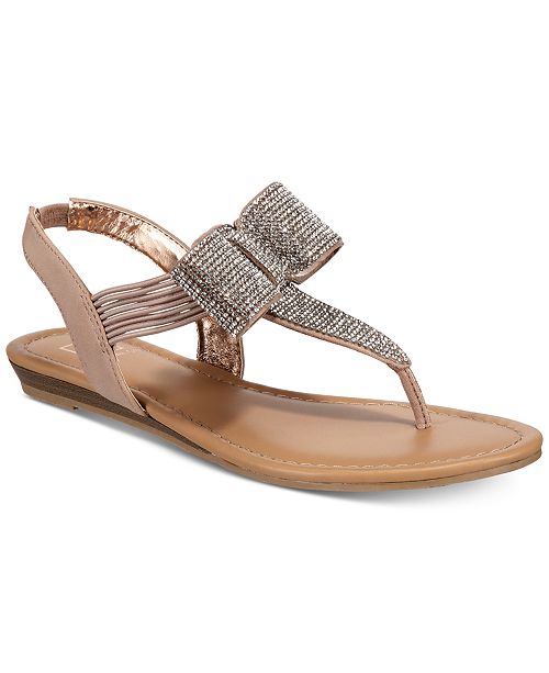 Material Girl Seana Flat Sandals, Created for Macy's & Reviews ...