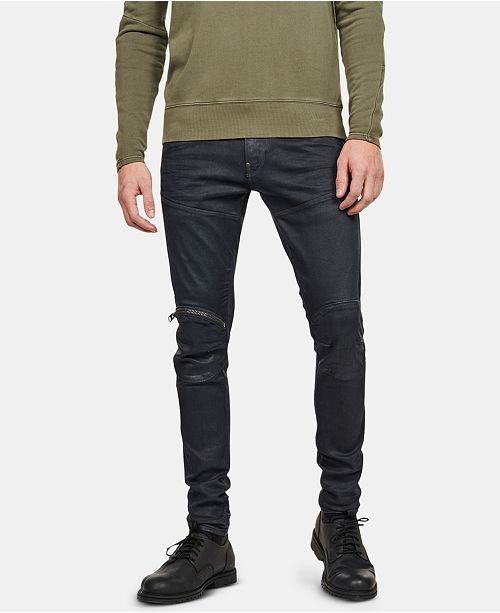 G Star Raw Men S 5620 3d Zip Knee Skinny Jeans Reviews Jeans