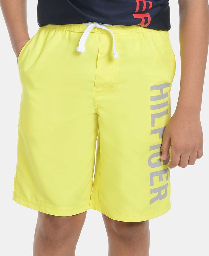 Tommy Hilfiger Big Boys Logo Graphic Board Shorts - Macy's
