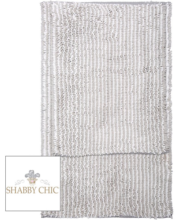 Home Dynamix Shabby Chic Fresno 2Piece Popcorn Chenille Bath Mat Set