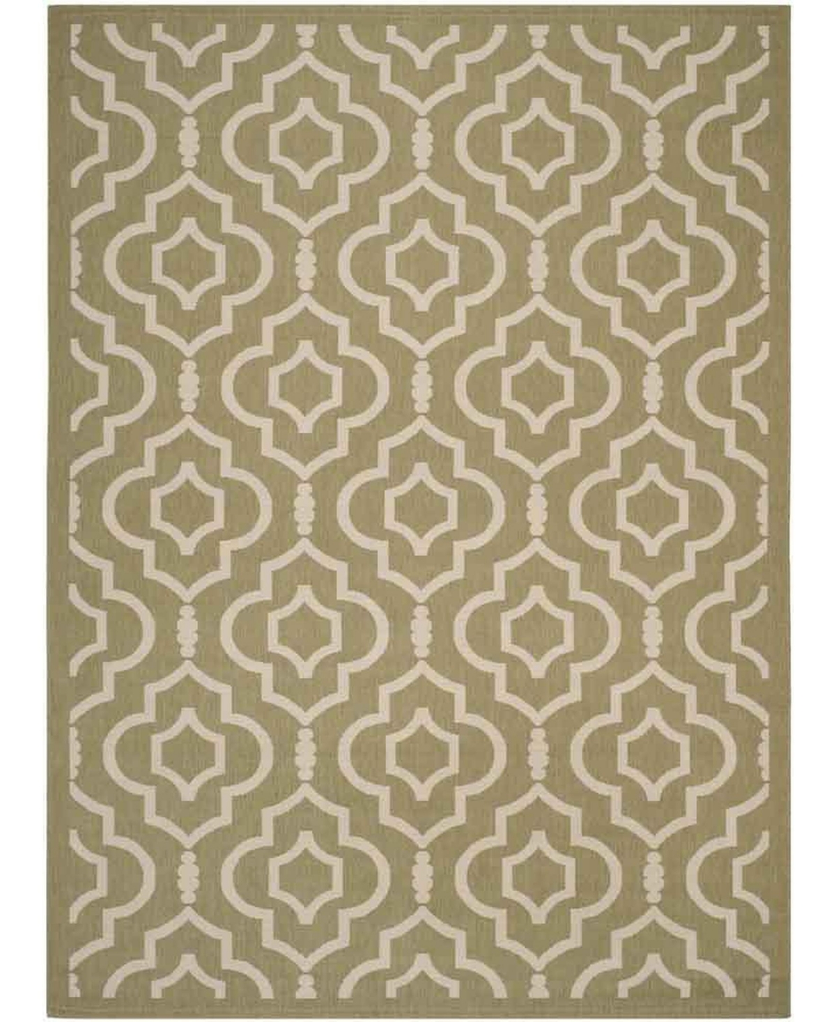 Safavieh Courtyard Green and Beige 8' x 11' Sisal Weave Outdoor Area Rug - Green / Be