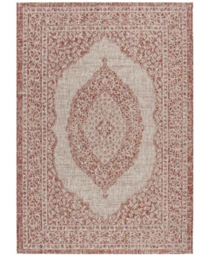 Safavieh Courtyard Light Beige and Terracotta 5'3
