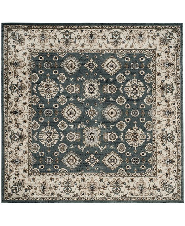 Safavieh Lyndhurst Teal and Cream 7' x 7' Square Area Rug ...