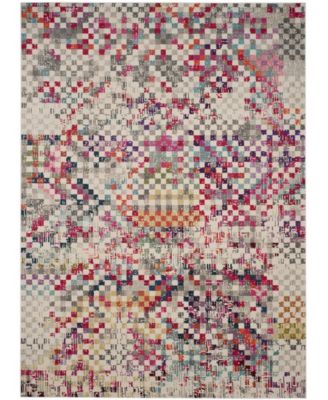 Monaco MNC241 Gray and Multi 8' x 11' Area Rug