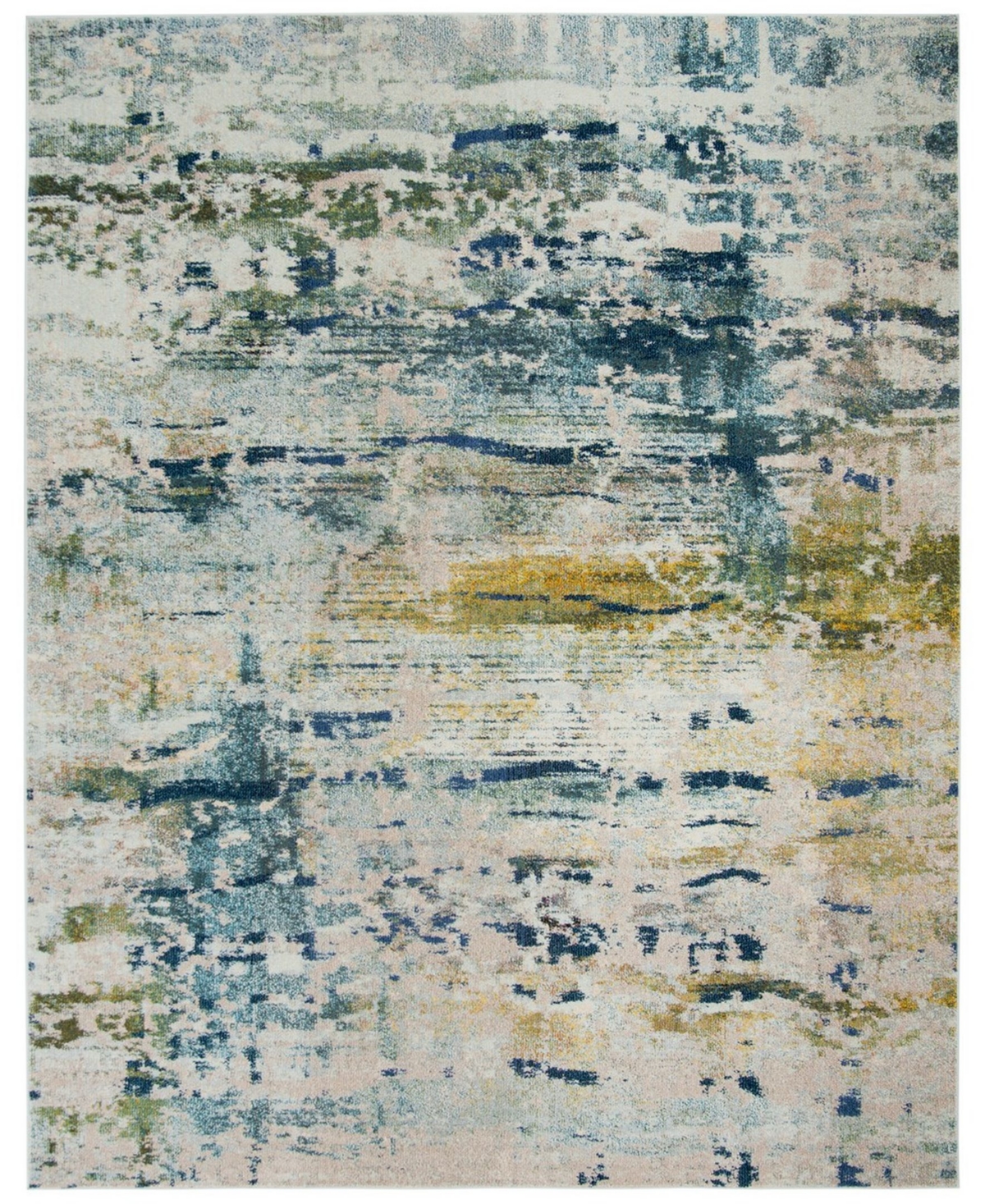 Safavieh Monaco Blue and Gray 8' x 10' Area Rug - Blue