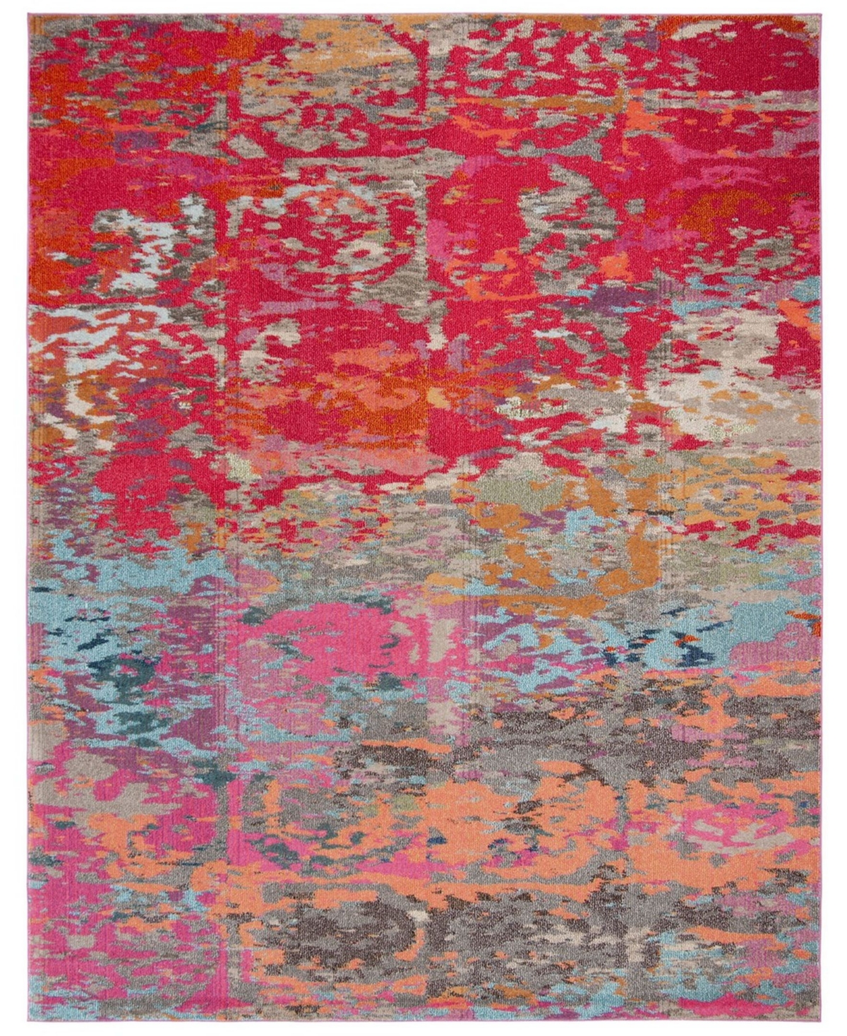 Safavieh Monaco Fuchsia and Blue 8' x 10' Area Rug - Fuchsia
