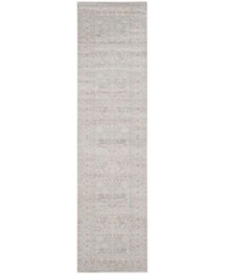 Archive Grey and Light Grey 2'2" x 8' Runner Area Rug
