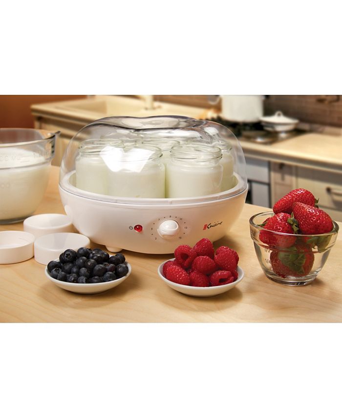 EuroCuisine Euro Cuisine YM100 Automatic Yogurt Maker With 7 Glass