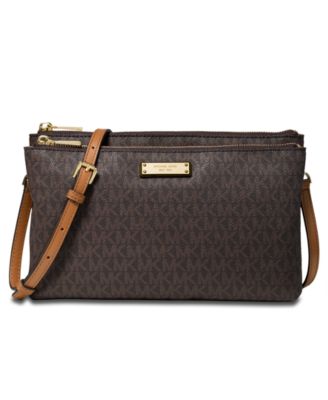 adele double zip crossbody michael kors