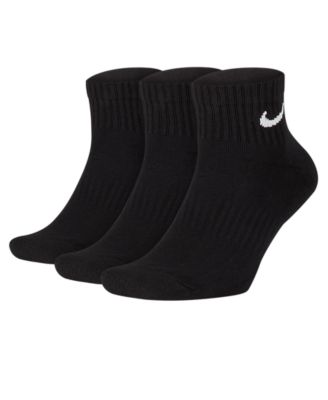 Men's 3-Pk. Quarter Ankle Socks