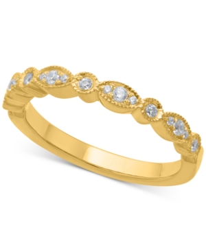 image of Diamond Milgrain Band (1/6 ct. t.w.) in 14k Gold