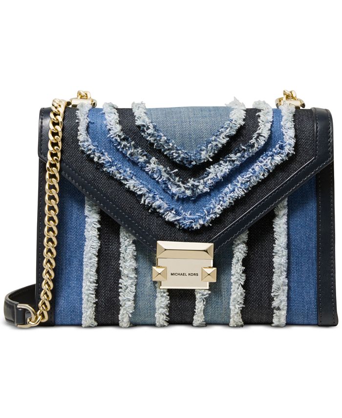 Michael Kors Whitney Denim Shoulder Bag & Reviews - Handbags & Accessories  - Macy's