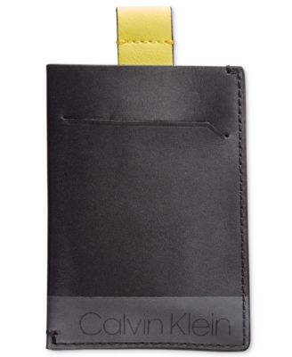 Calvin Klein - Pull-Tab Leather Cardholder