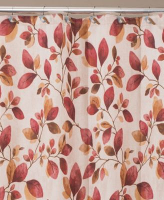 Croscill Bath Mosaic Leaves Shower Curtain Reviews Bathroom