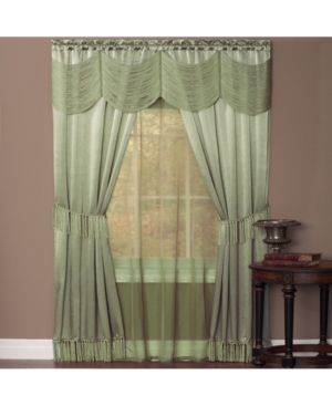 Shop Achim Halley 6-pc. Window Set, 56" X 63" In Sage