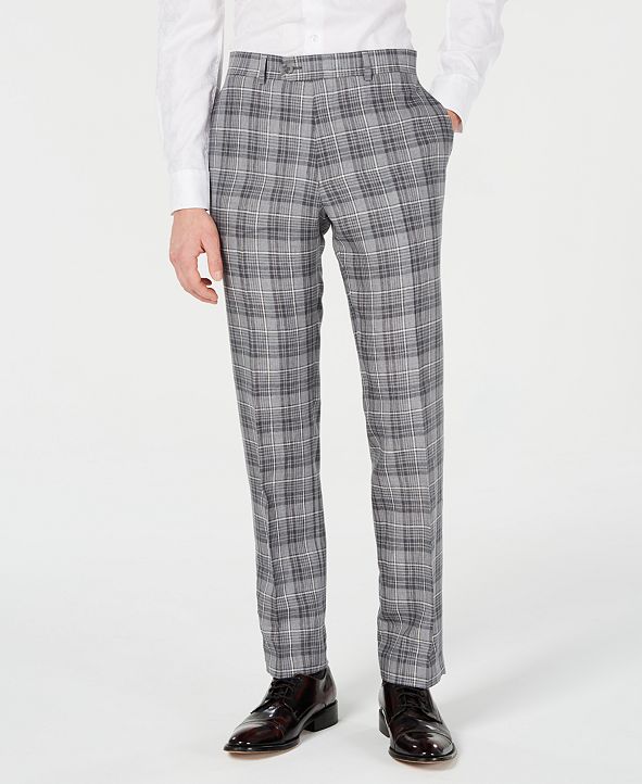 plaid pants macys